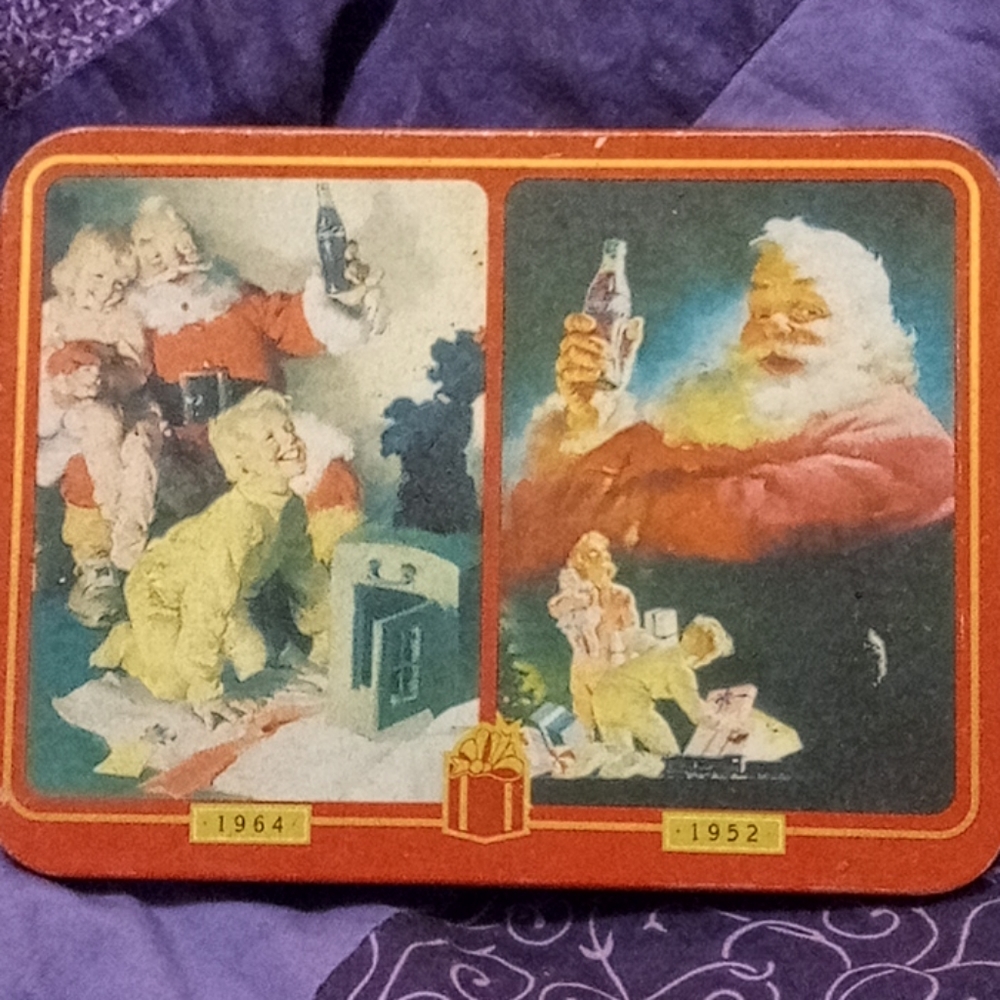 Deck of Coca-Cola santa cards